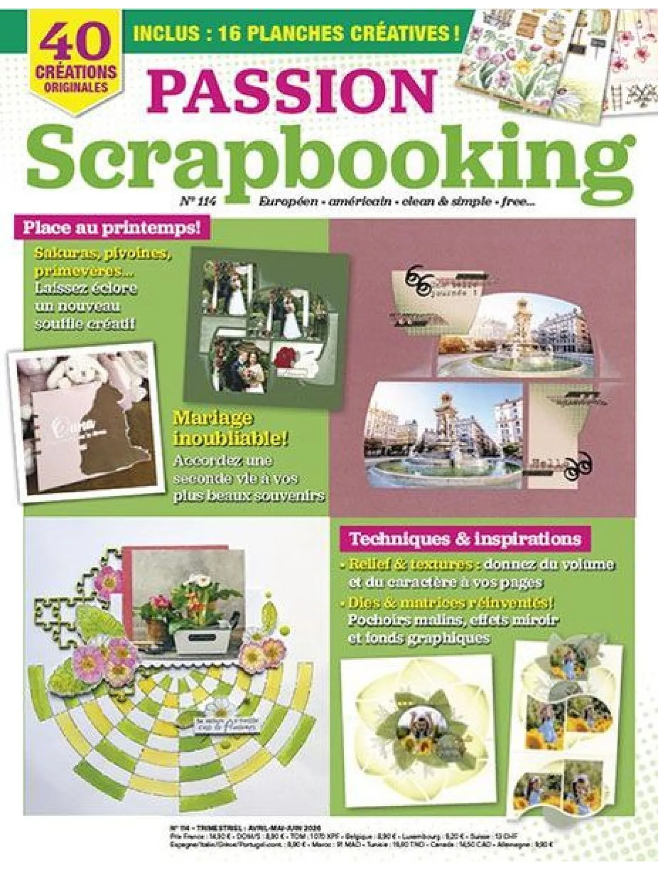 Dernière couverture — Passion scrapbooking