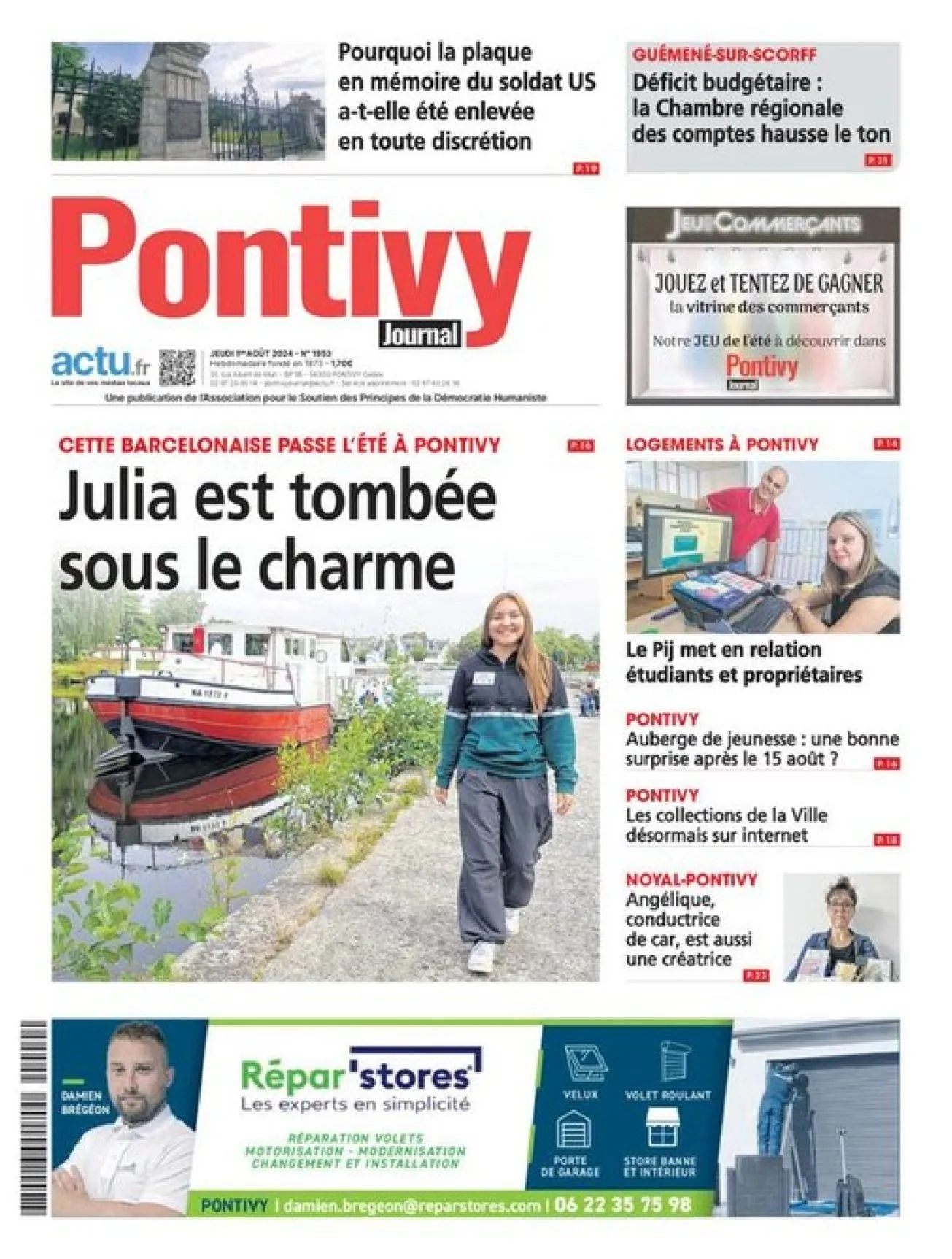 Dernière couverture — Pontivy Journal