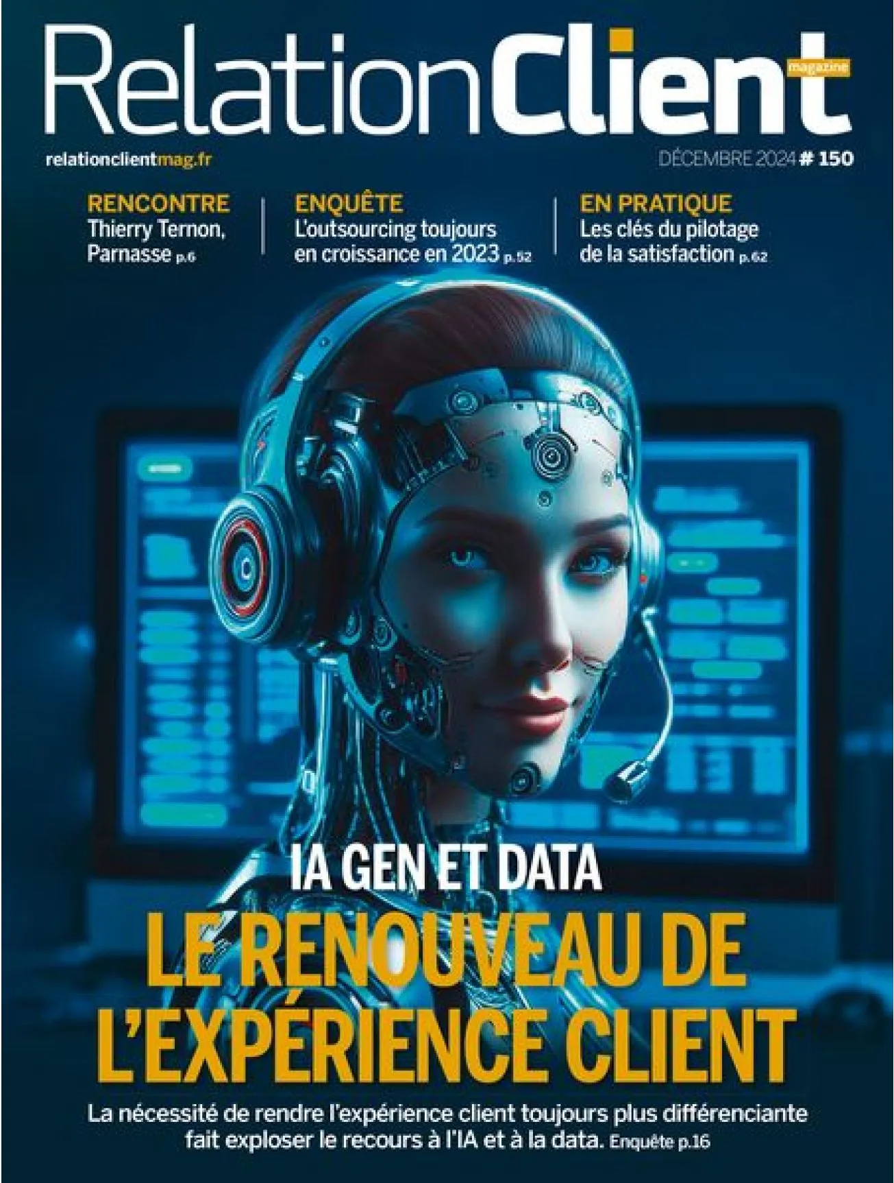 Dernière couverture — Relation Client Magazine