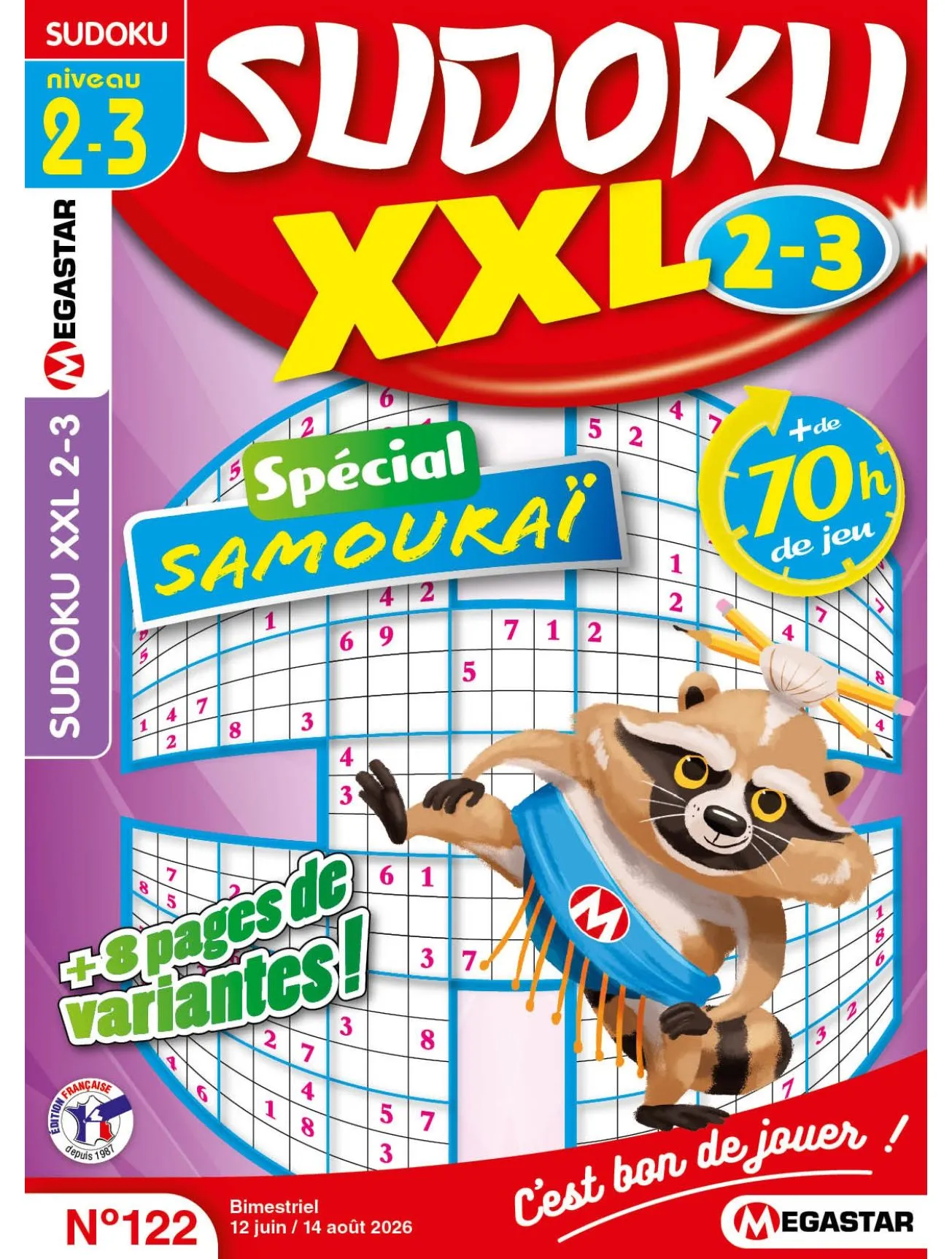 Dernière couverture — sudoku xxl niveau 2 3