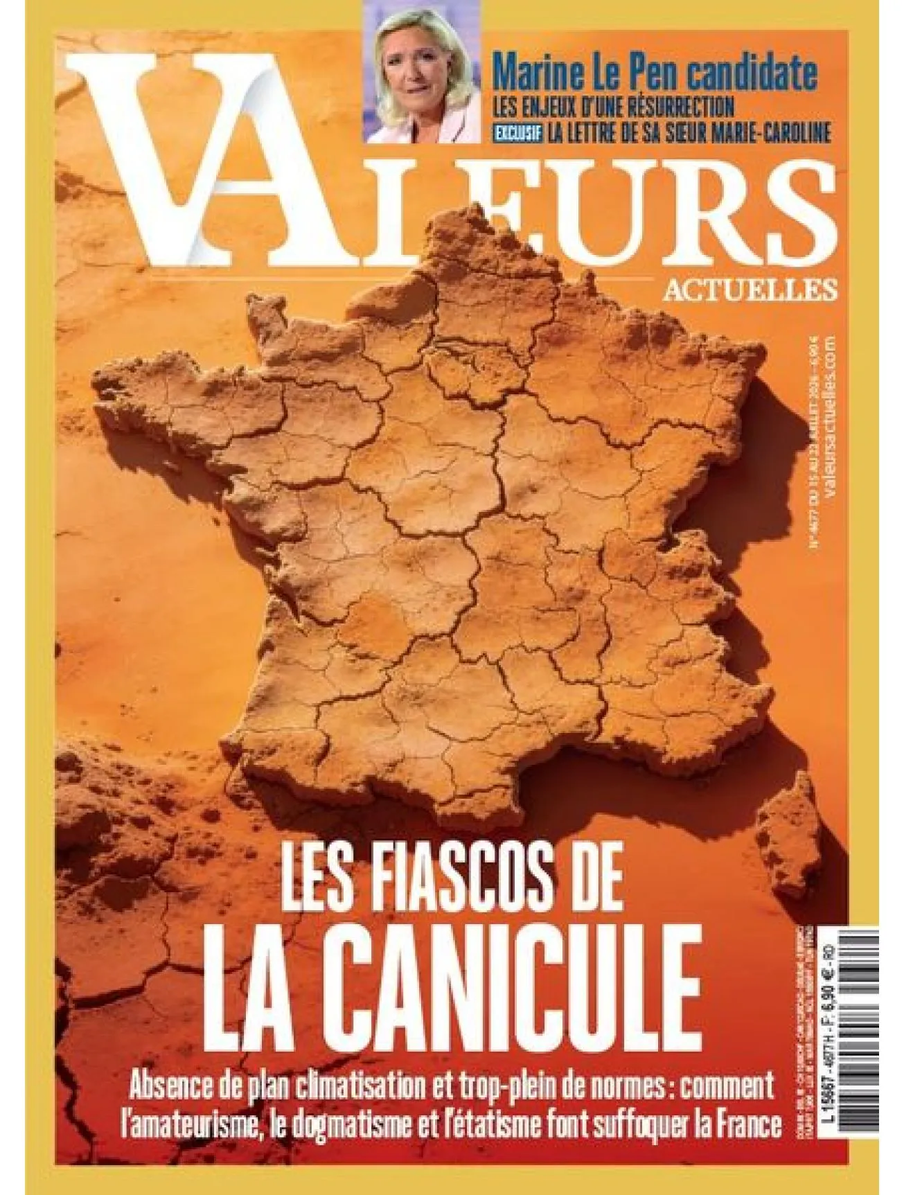Dernière couverture — Valeurs Actuelles