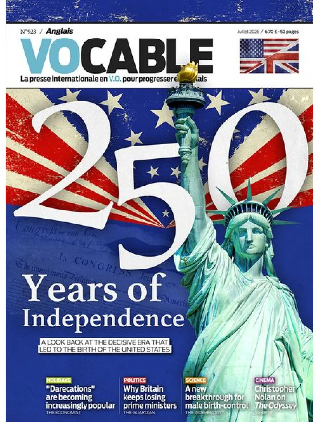 Dernière couverture — vocable anglais