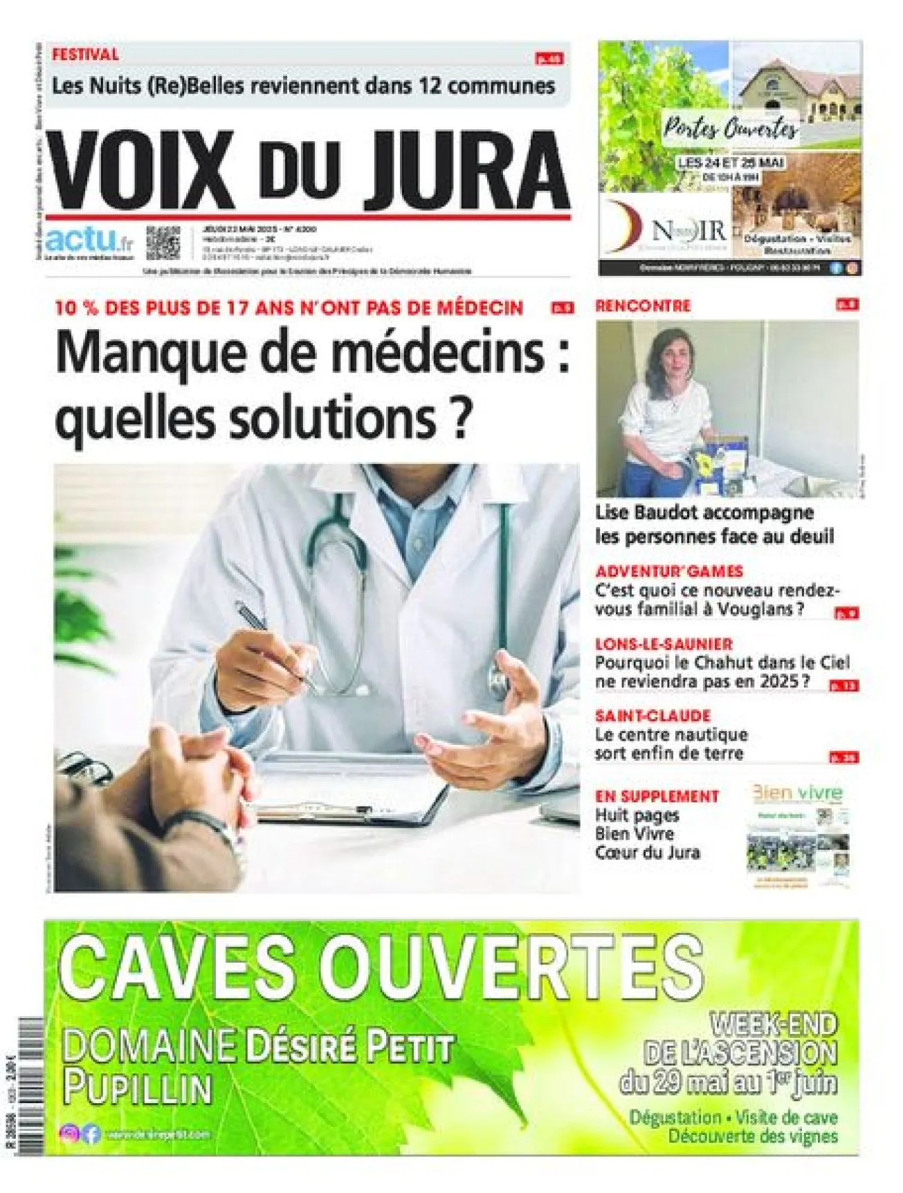 Dernière couverture — Voix du Jura