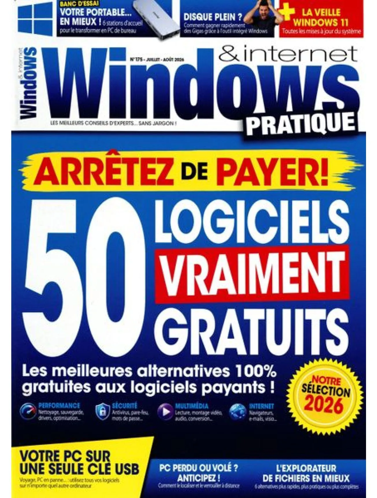 Dernière couverture — windows internet pratique