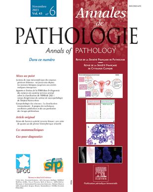 ANNALES DE PATHOLOGIE