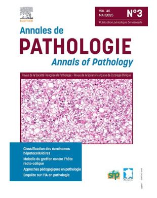 ANNALES DE PATHOLOGIE