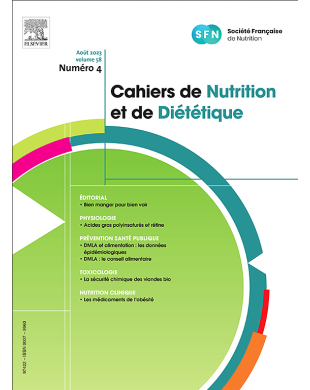 CAHIERS DE NUTRITION ET DE DIETETIQUE