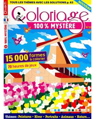 COLORIAGE 100 % MYSTERE