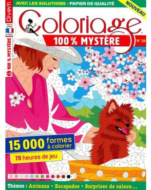 COLORIAGE 100 % MYSTERE