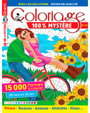 COLORIAGE 100 % MYSTERE