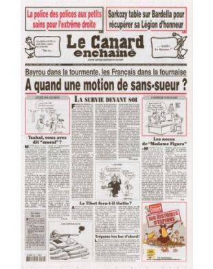 LE CANARD ENCHAINE
