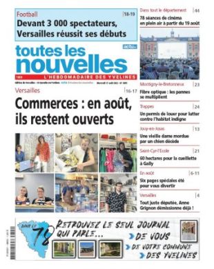 TOUTES LES NOUVELLES - L'HEBDOMADAIRE DES YVELINES