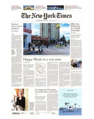 INTERNATIONAL NEW YORK TIMES