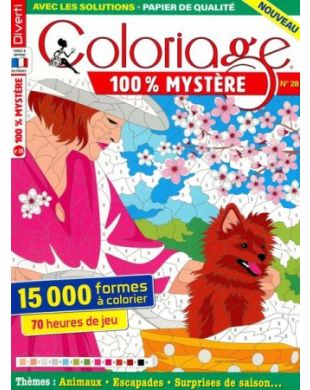 COLORIAGE 100 % MYSTERE