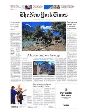 INTERNATIONAL NEW YORK TIMES