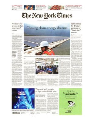 INTERNATIONAL NEW YORK TIMES