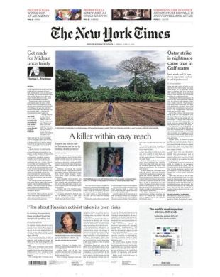INTERNATIONAL NEW YORK TIMES