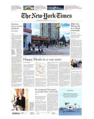 INTERNATIONAL NEW YORK TIMES