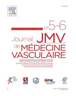 JMV JOURNAL DES MALADIES VASCULAIRES