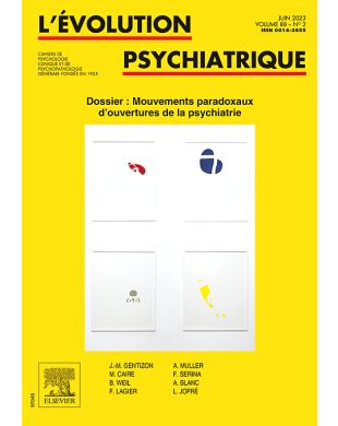 L'EVOLUTION PSYCHIATRIQUE