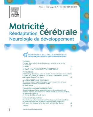 MOTRICITE CEREBRALE