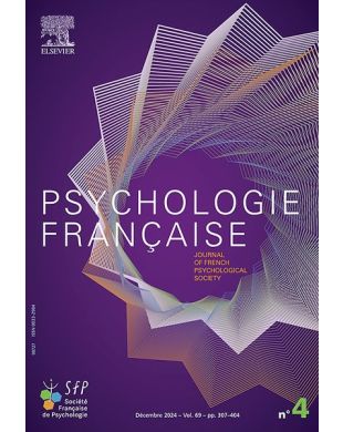 PSYCHOLOGIE FRANCAISE