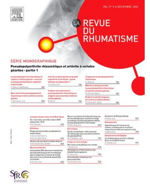 REVUE DU RHUMATISME