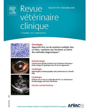REVUE VETERINAIRE CLINIQUE