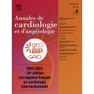 ANNALES DE CARDIOLOGIE ET D'ANGEIOLOGIE