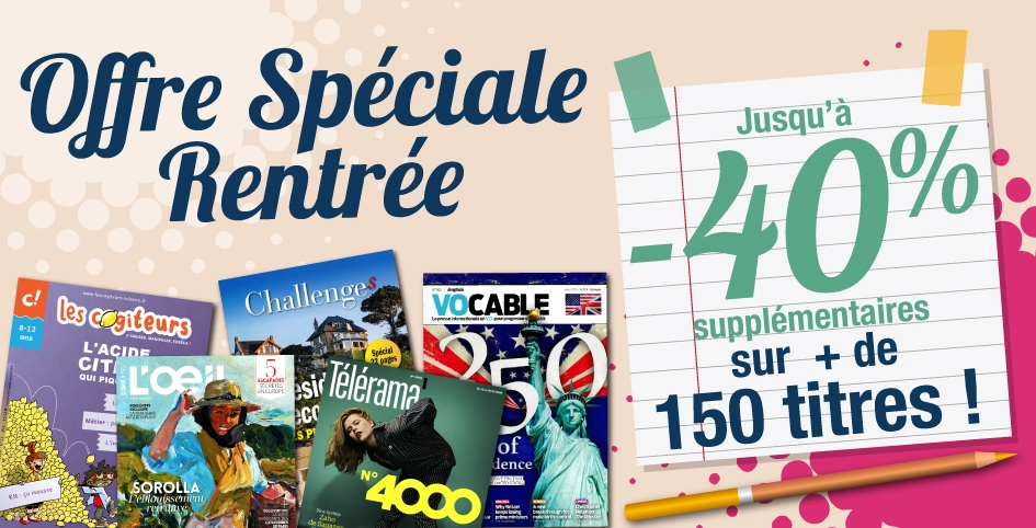 Offre rentree